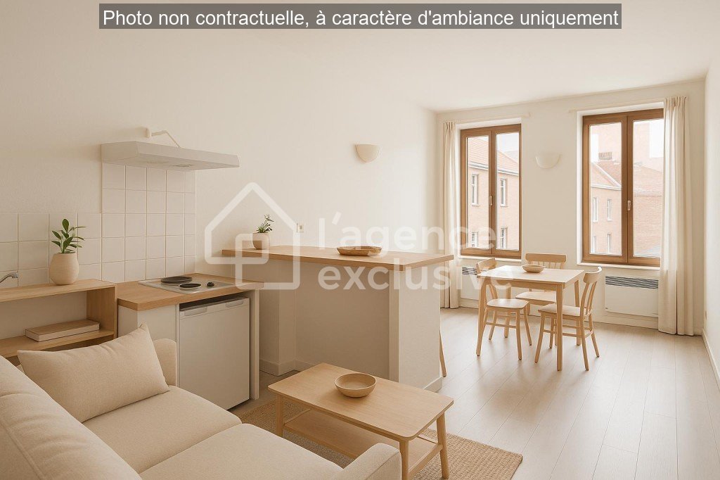 APPARTEMENT T1 A LOUER - LILLE - 27 m2 - 595€ charges comprises par mois