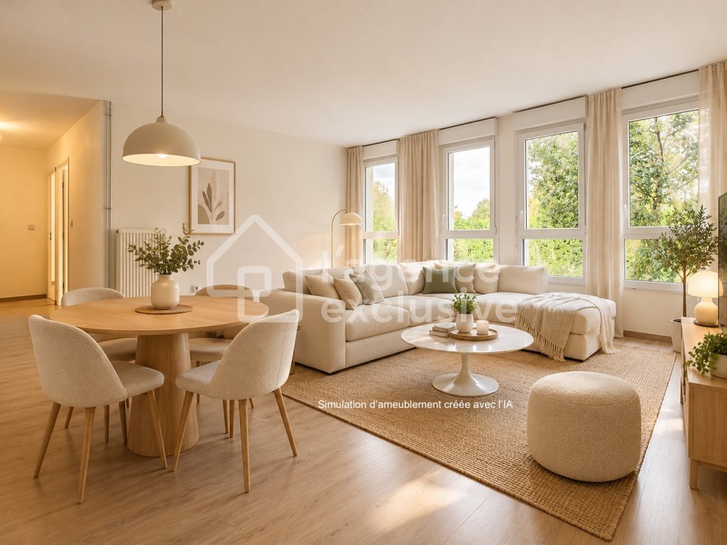 APPARTEMENT T3 A LOUER - WAMBRECHIES - 68.65 m2 - 828 &euro; charges comprises par mois