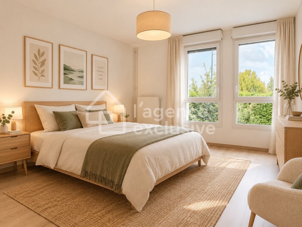 APPARTEMENT T3 A LOUER - WAMBRECHIES - 68.65 m2 - 828 &euro; charges comprises par mois