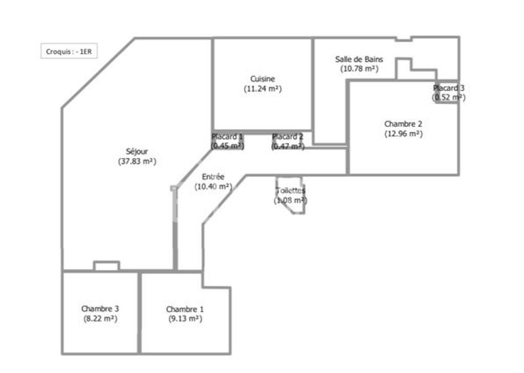 APPARTEMENT T4 - MARCQ EN BAROEUL - 103 m2 - 299 000 €